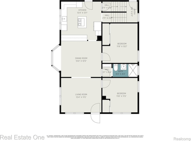22500 Boulder Ave, Eastpointe, MI 48021 - view of floor plan / room layout