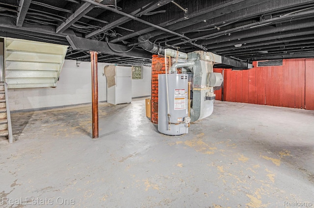22500 Boulder Ave, Eastpointe, MI 48021 - basement featuring gas water heater
