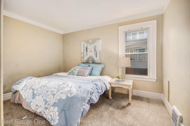 22500 Boulder Ave, Eastpointe, MI 48021 - carpeted bedroom with crown molding and baseboards