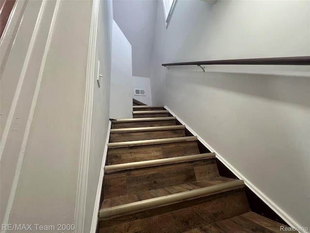 4064 Moore St, Inkster, MI 48141 - stairway featuring wood-type flooring