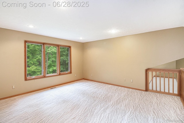 6375 Perryville Rd, Holly, MI 48442 - carpeted empty room with recessed lighting and baseboards