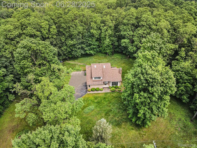 6375 Perryville Rd, Holly, MI 48442 - view from above of property