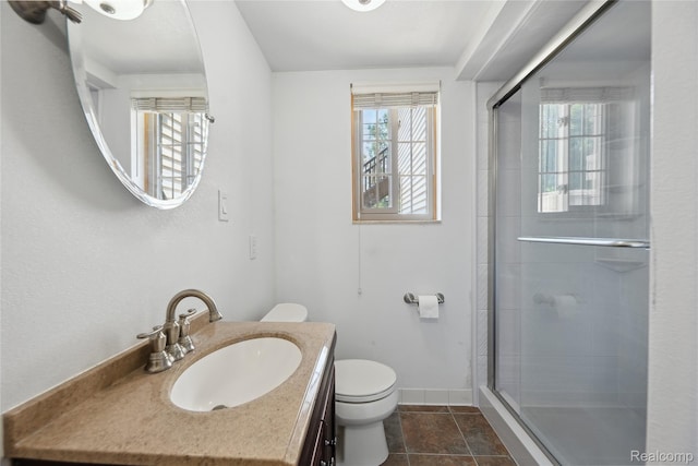 3395 W Maple Rd, Wixom, MI 48393 - full bathroom featuring a stall shower, healthy amount of natural light, and vanity