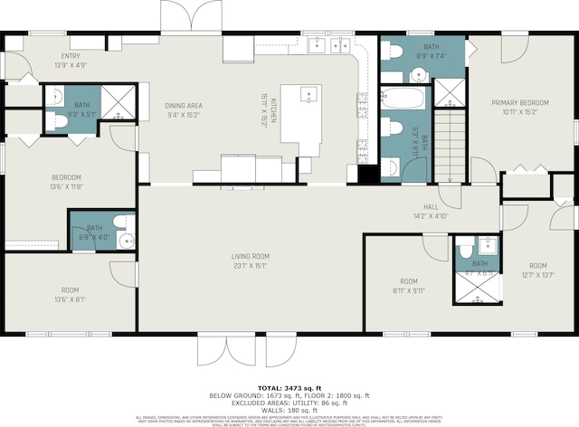 11303 W Dr N, Bellevue, MI 49021 - view of home floor plan