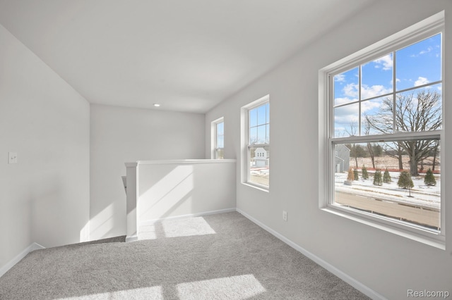 48495 Old Oak Trl, Van Buren, MI 48111 - spare room featuring baseboards and carpet