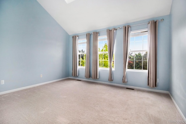 664 Lydia Ln, Pontiac, MI 48341 - carpeted spare room with plenty of natural light and lofted ceiling
