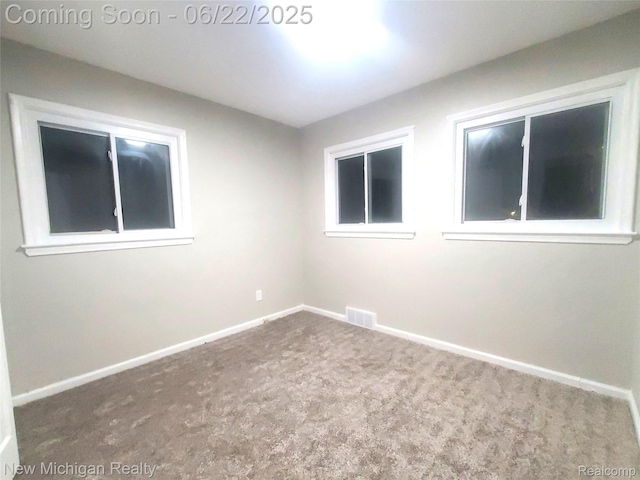 22221 Marlow St, Oak Park, MI 48237 - spare room featuring carpet and baseboards