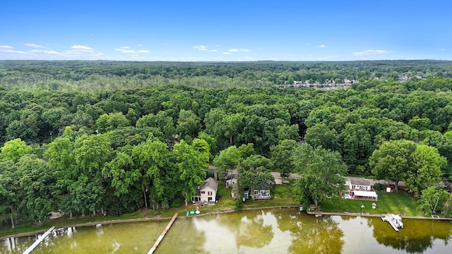 4449 Cordley Lake Rd, Pinckney, MI 48169 - aerial view of a heavily wooded area
