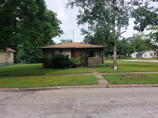 420 N 14th St, Niles, MI 49120 - view of front of home with a chimney and brick siding