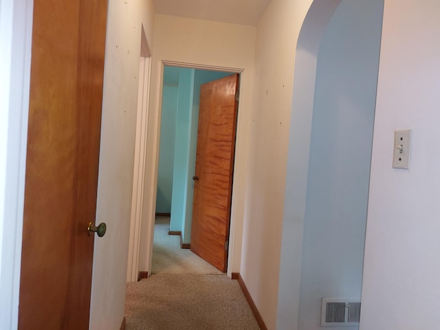 420 N 14th St, Niles, MI 49120 - hall with carpet and arched walkways