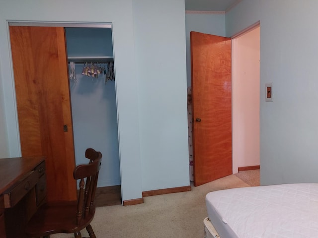 420 N 14th St, Niles, MI 49120 - bedroom featuring carpet flooring and a closet