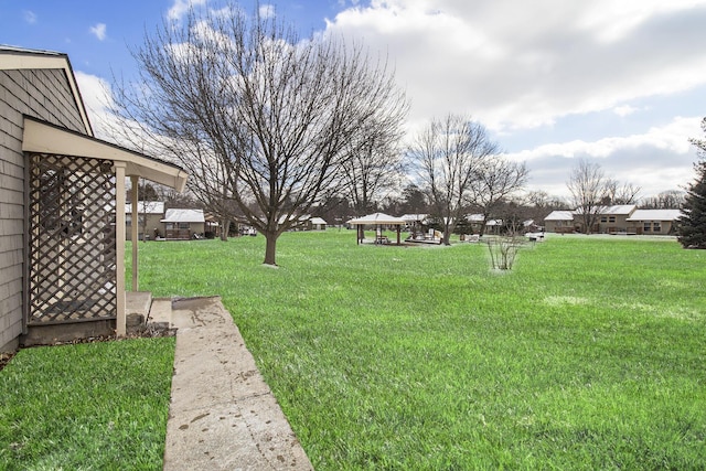 2637 Pittsfield Blvd, Ann Arbor, MI 48104 - view of green lawn featuring a gazebo