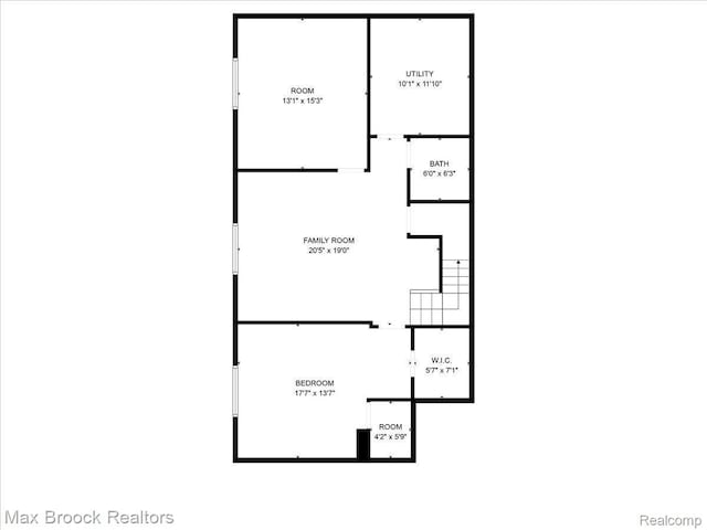 855 Wallace St, Birmingham, MI 48009 - view of floor plan / room layout