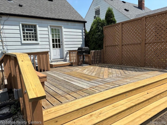 1618 E Lincoln Ave, Royal Oak, MI 48067 - wooden deck featuring area for grilling