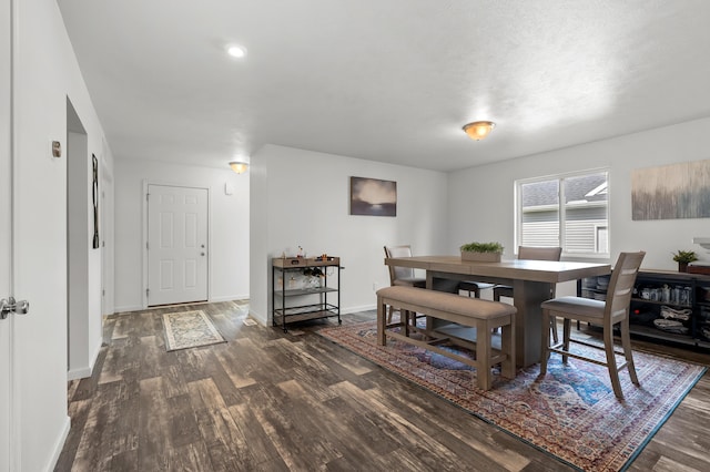 25596 Forest Ln, Mattawan, MI 49071 - dining area featuring wood finished floors