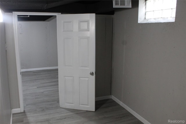 20153 Hartwell St, Detroit, MI 48235 - basement with wood finished floors and baseboards