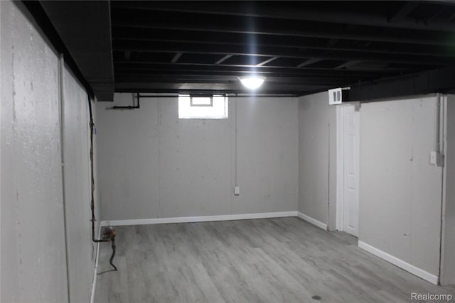 20153 Hartwell St, Detroit, MI 48235 - below grade area featuring wood finished floors