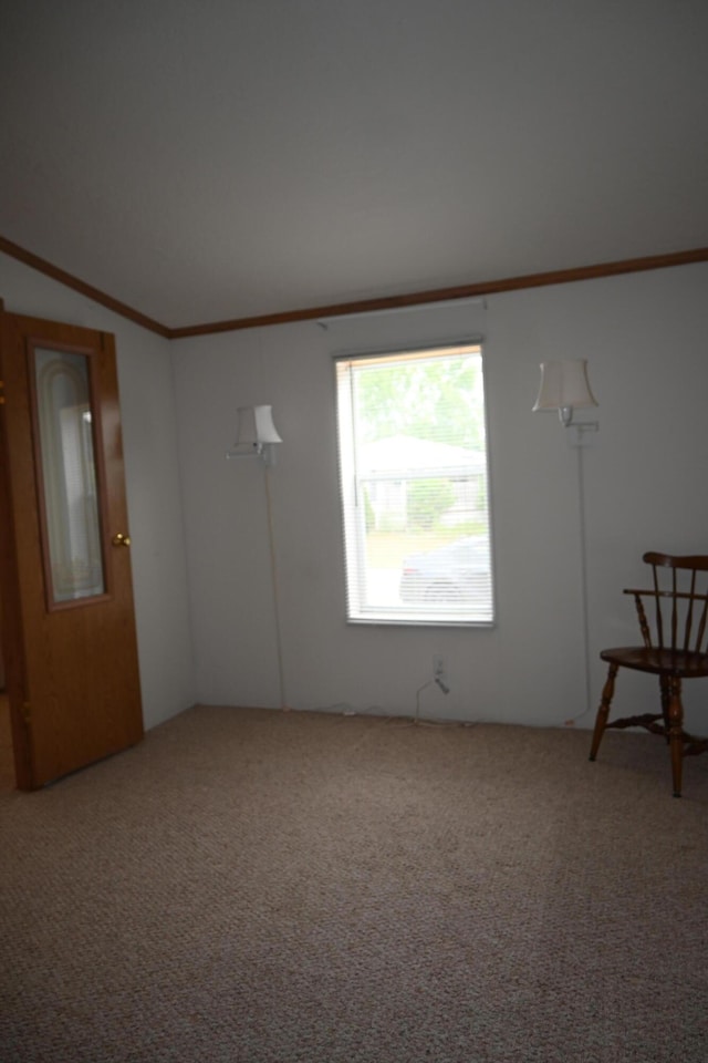 4105 Sawgrass Trl, Muskegon, MI 49442 - carpeted spare room with crown molding