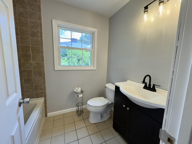 1358 Neece Dr, Norton Shores, MI 49441 - bathroom with tile patterned flooring and vanity