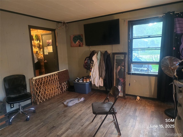 3145 Raywood St, Flint, MI 48504 - interior space with wood finished floors and crown molding