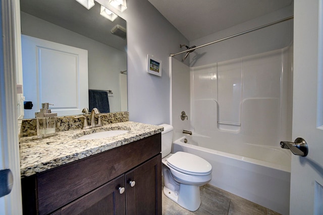 982 Lake Ridge Dr, Traverse City, MI 49684 - full bathroom featuring vanity and shower / bathtub combination
