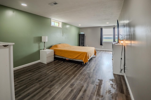 68026 Union Rd S, Union, MI 49130 - bedroom featuring dark wood-type flooring and recessed lighting