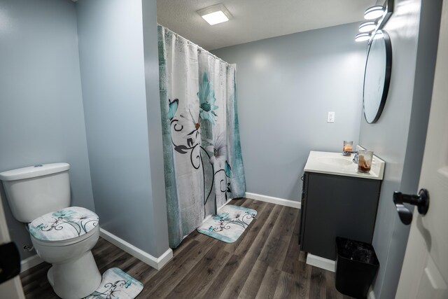 68026 Union Rd S, Union, MI 49130 - full bath featuring vanity, wood finished floors, and curtained shower