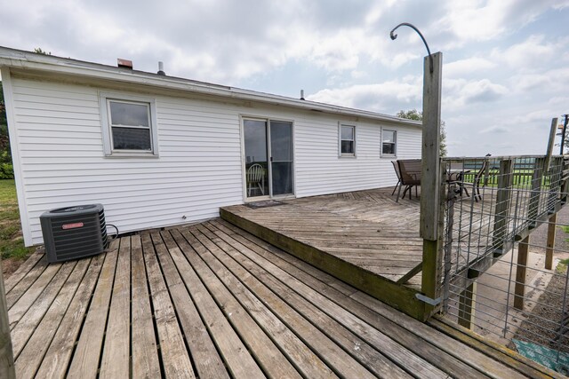 68026 Union Rd S, Union, MI 49130 - wooden deck with outdoor dining area