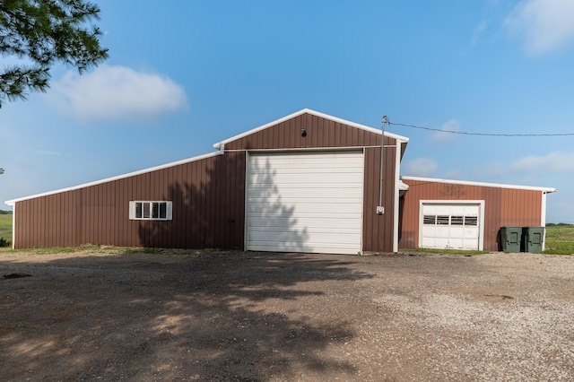 68026 Union Rd S, Union, MI 49130 - detached garage with dirt driveway