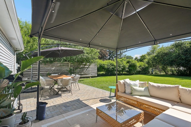 9241 Abbey Ln, Ypsilanti, MI 48198 - view of patio with an outdoor hangout area and outdoor dining area