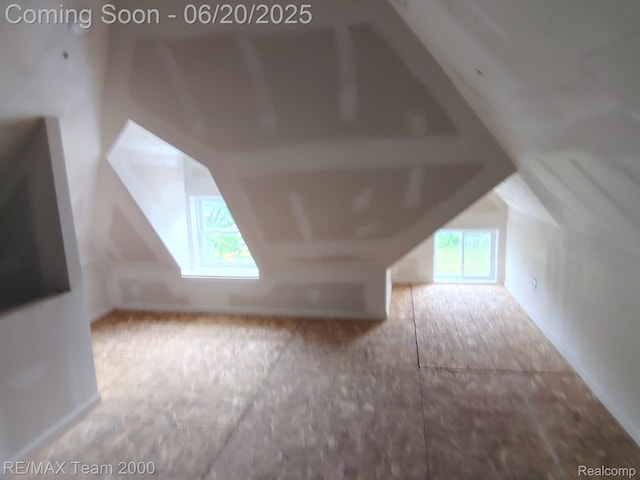 2492 Townsend St, Detroit, MI 48214 - additional living space with vaulted ceiling