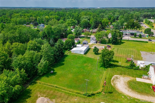29463 Sibley Rd, Romulus, MI 48174 - aerial view of a heavily wooded area