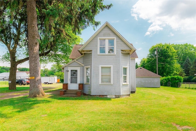 29463 Sibley Rd, Romulus, MI 48174 - back of property with a lawn