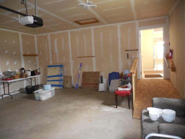 8103 Robinbrook St, Richland, MI 49083 - garage with a garage door opener