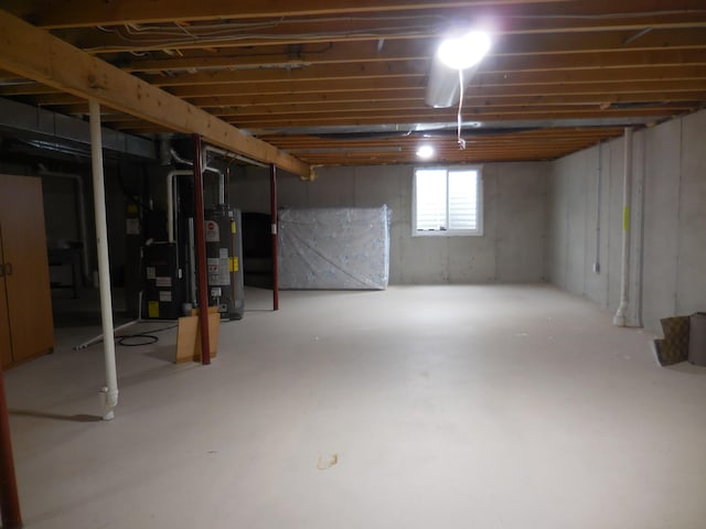 8103 Robinbrook St, Richland, MI 49083 - basement featuring gas water heater and heating unit