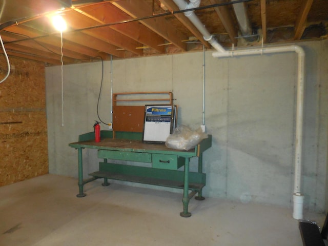 8103 Robinbrook St, Richland, MI 49083 - view of unfinished below grade area