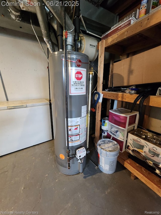 1693 Marion Ave, Lincoln Park, MI 48146 - utility room with water heater