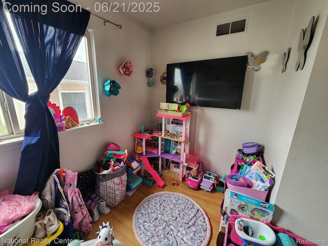 1693 Marion Ave, Lincoln Park, MI 48146 - rec room with wood finished floors