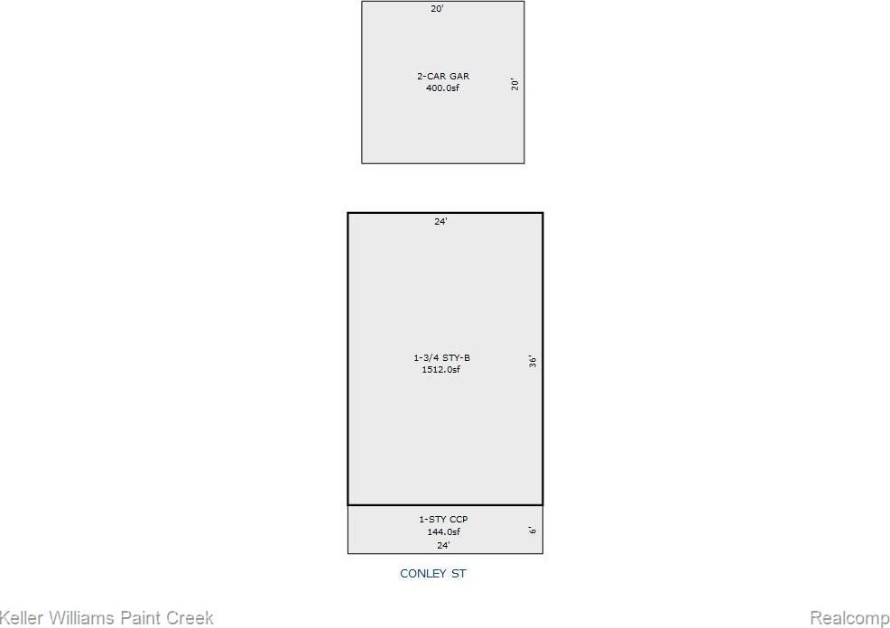 17160 Conley St, Hamtramck, MI 48212 - view of room layout