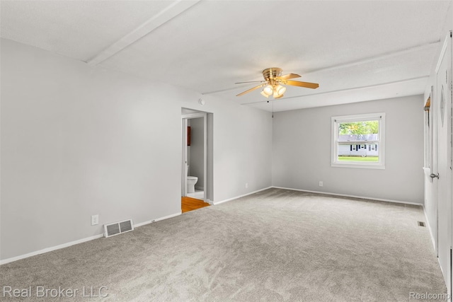 1059 Morris Hills Pkwy, Mount Morris, MI 48458 - carpeted empty room with a ceiling fan and baseboards