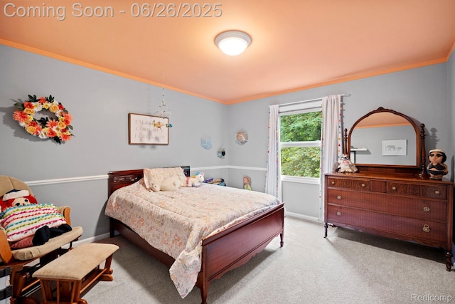 4386 Kelly Circle Dr, Commerce Twp, MI 48390 - carpeted bedroom with ornamental molding and baseboards