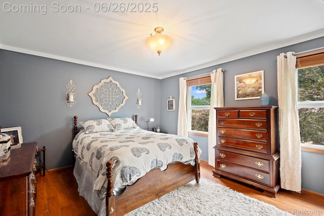 4386 Kelly Circle Dr, Commerce Twp, MI 48390 - bedroom featuring multiple windows and wood finished floors