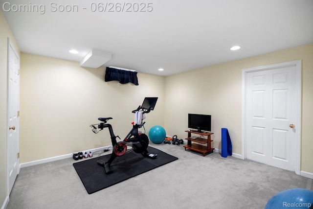 4386 Kelly Circle Dr, Commerce Twp, MI 48390 - workout area with carpet and recessed lighting