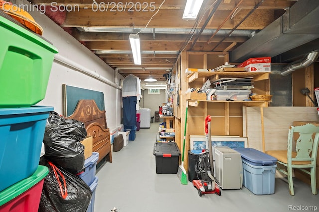 4386 Kelly Circle Dr, Commerce Twp, MI 48390 - storage with washing machine and clothes dryer