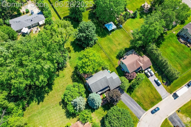 4386 Kelly Circle Dr, Commerce Twp, MI 48390 - aerial perspective of suburban area