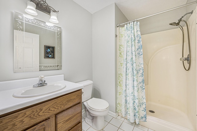 4219 Inverness St Unit 118, Dexter, MI 48130 - full bathroom with tile patterned floors, vanity, and a shower with shower curtain