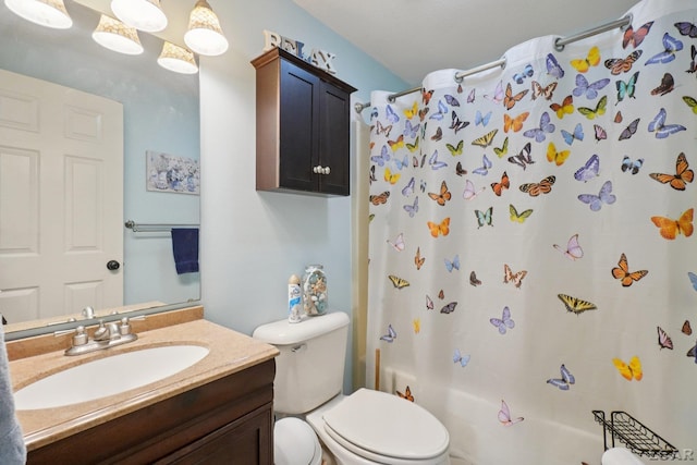 221 Burt St, Tecumseh, MI 49286 - full bath featuring vanity and shower / tub combo with curtain