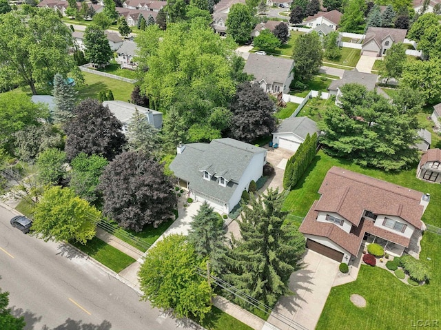 221 Burt St, Tecumseh, MI 49286 - aerial perspective of suburban area