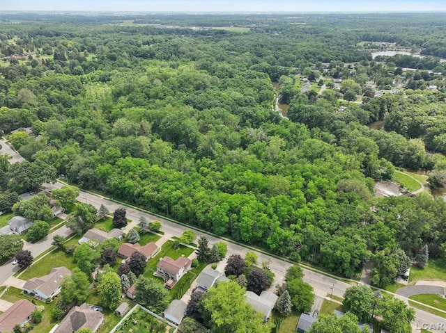 221 Burt St, Tecumseh, MI 49286 - aerial view of a forest