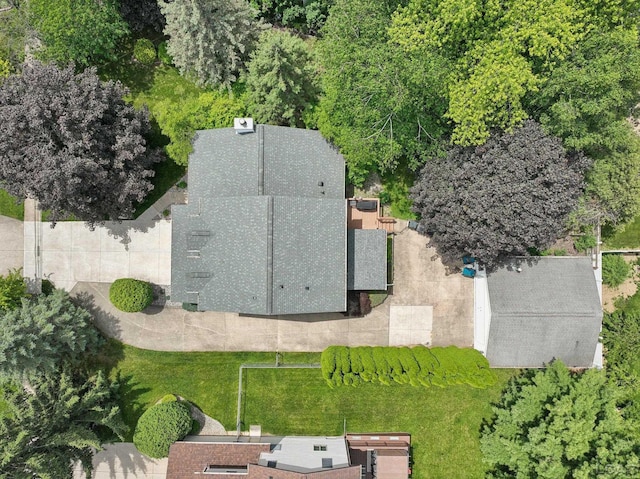 221 Burt St, Tecumseh, MI 49286 - view from above of property